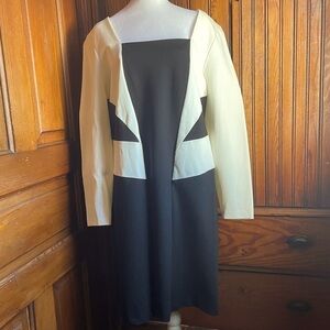 ELOQUII Black and White Dress Size 18